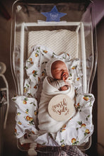 Load image into Gallery viewer, Lemon I Baby Jersey Wrap & Beanie Set